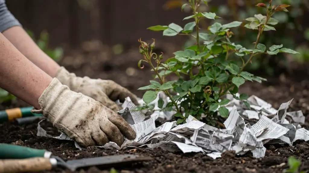 Ne jetez plus ces vieux papiers à la poubelle : vos rosiers produiront des fleurs géantes au printemps