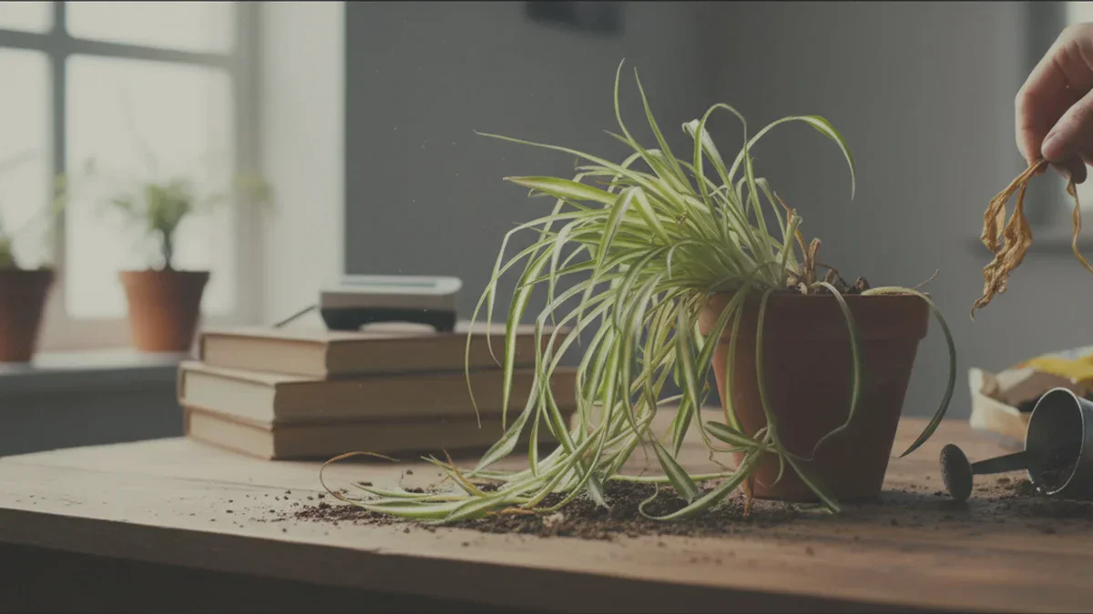 Pourquoi les feuilles du chlorophytum se cassent et se courbent, et comment sauver la plante